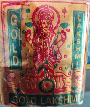 4 inch inch GOLD LAKSHMI